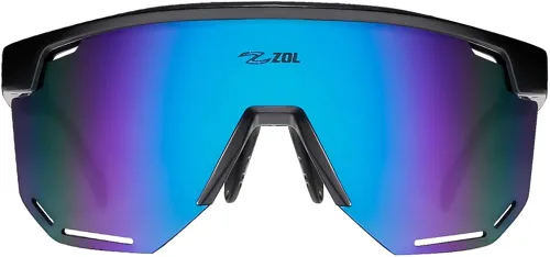 Vista 2 de Zol Crank - Gafas de sol unisex para ciclismo y correr Negro
