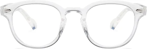 Vista 12 de AIEYEZO Retro Computer Blue Light Blocking Glasses for Men Women Fashion Round Computer Gaming Glasses