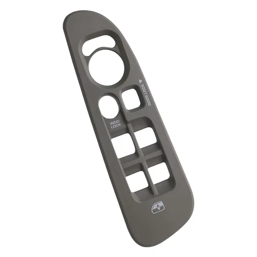 Vista 13 de Bisel del interruptor de ventana de puerta Gray Master Power del lado delantero del conductor para Dodge Ram 1500 2500 3500 Quad Cab 2002-2008