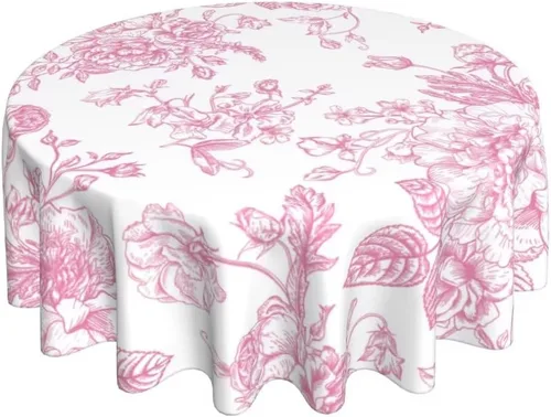 Vista 42 de BETGINY - Mantel cuadrado floral azul de 54 x 54 pulgadas, mantel decorativo de estilo chinoiserie con flores, tela rústica lavable para granja
