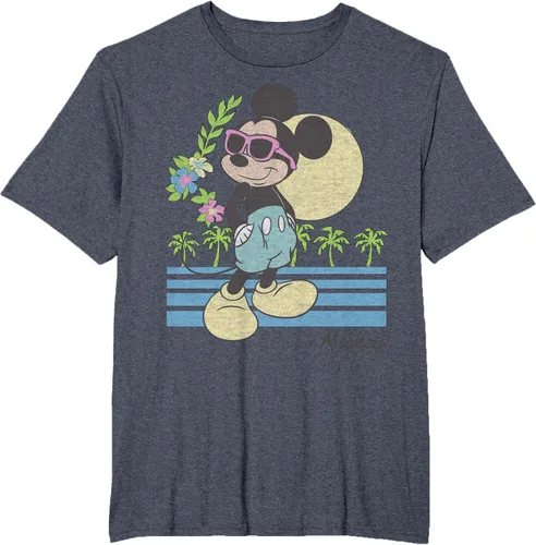 Vista 32 de Disney Mickey and Friends Mickey Retro Beach Camiseta S Gris Oscuro