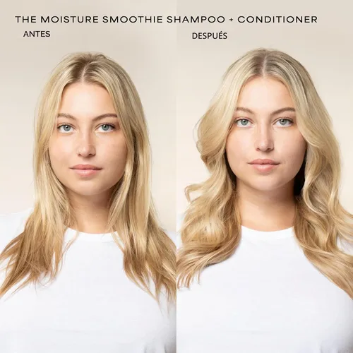 Vista 4 de Raw Sugar The Moisture Smoothie Bundle - Champú, acondicionador y mascarilla capilar, cuidado del cabello para cabello seco dañado, formulado sin