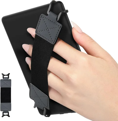 Vista 14 de MoKo Correa de mano de seguridad para tablet Kindle eReaderFire de 6 a 8 pulgadas, Kindle/Kobo/Voyaga/Lenovo/Sony E-Book Tablet, correa de mano