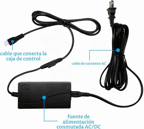 Vista 2 de Base de cama ajustable 3 piezas de repuesto de adaptador de fuente de alimentación conmutada