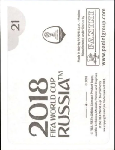 Vista 2 de 2018 Panini World Cup Stickers Russia #21 Moscow 2 - Adhesivo de fútbol