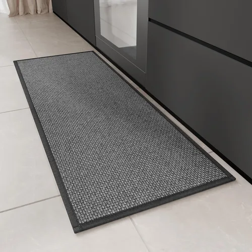 Vista 23 de Hargiis Alfombra de cocina de goma antideslizante, lavable, absorbente para piso, lavable a máquina, para frente del fregadero, puerta, lavandería