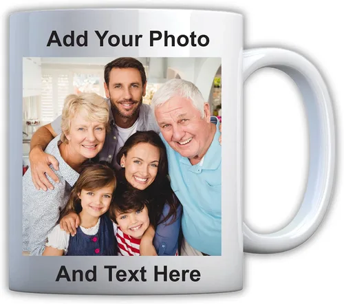 Vista 3 de PersonalizationStreet - Tazas con fotos personalizadas para todas las ocasiones y la familia, personaliza el tuyo propio, añade cualquier texto