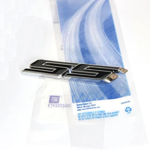 Vista 6 de Yoaoo 1x emblema OEM SS insignia 3D compatible con serie Zl1 1LE marco rojo SS línea roja
