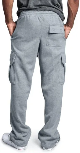 Vista 2 de Pantalones deportivos para hombre, ajuste holgado, pantalones deportivos para hombre, pantalones deportivos de ajuste holgado, con cordón
