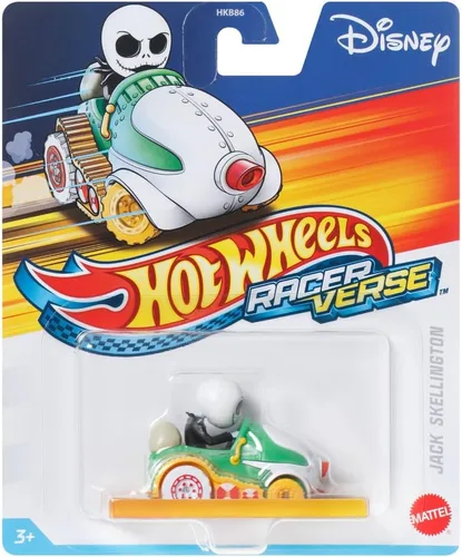 Vista 5 de Hot Wheels Racer Verse - Vehículo de juguete Jack Skellington