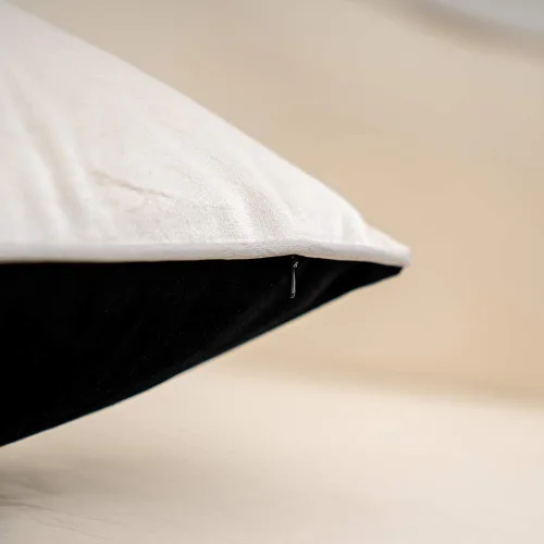 Vista 4 de Yangest - Funda de cojín de terciopelo con rayas doradas, moderna, de lujo, ideal para sofá, dormitorio, sala de estar y decoración del hogar.