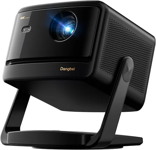 Vista 7 de Dangbei Proyector láser DBOX02 4K GTV, 2450 lúmenes ISO, licencia oficial de Netflix, Blu-ray 3D, proyector de cine en casa con WiFi y Bluetooth