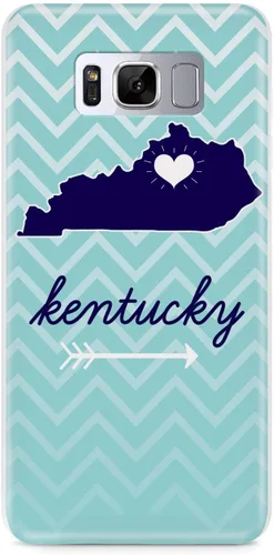 Vista 17 de Inspired Cases - Compatible con iPhone Xs Max - Funda protectora con textura 3D para Apple iPhone Xs Max - Kentucky Chevron Pattern State
