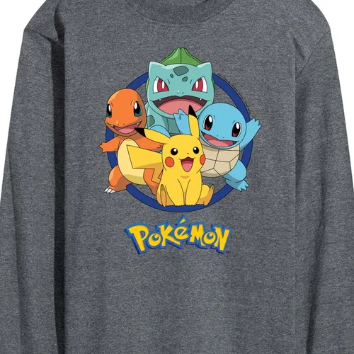 Vista 38 de HYBRID APPAREL - Team Pokémon - Camiseta de manga larga para hombre