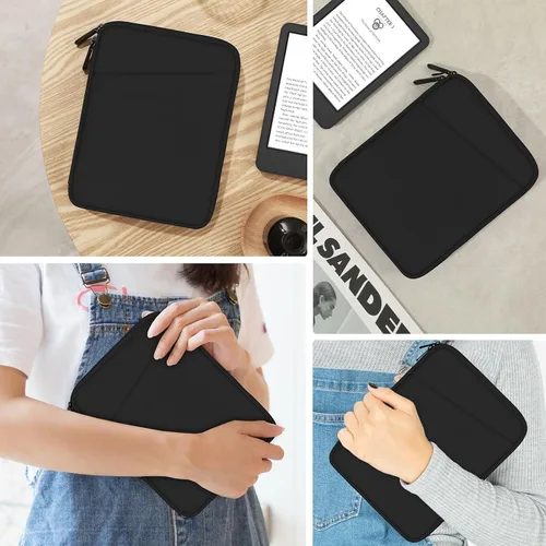 Vista 7 de MoKo Bolsa de manga para eReader de 6-7 pulgadas para ereader Colorsoft Signature Edition, totalmente nuevo 6 pulgadas ereader 11ª generación Negro