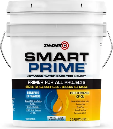 Vista 5 de Rust-Oleum 249729 Smart Prime pintura base, 1 galón, color blanco, 249727