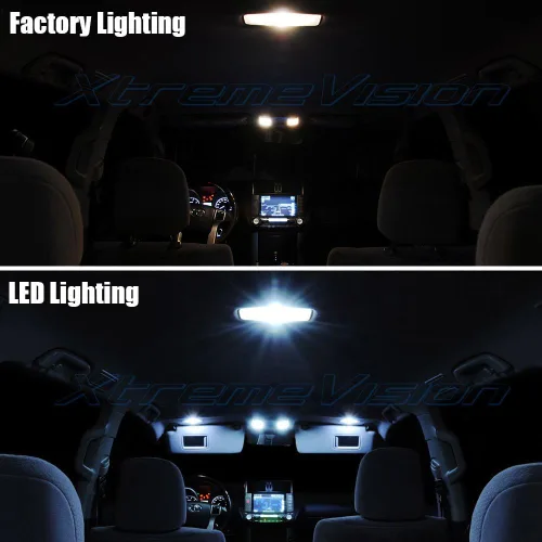 Vista 2 de XtremeVision LED interior para Chevrolet Corvette 2005-2013 (4 piezas) kit de LED interior blanco frío + herramienta de instalación
