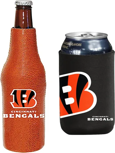 Vista 36 de Soporte aislante para latas y botellas de fútbol americano enfriador de bebidas Huggie (Nueva Orleans (Saints) - Negro) Nueva Orleans (Santos)