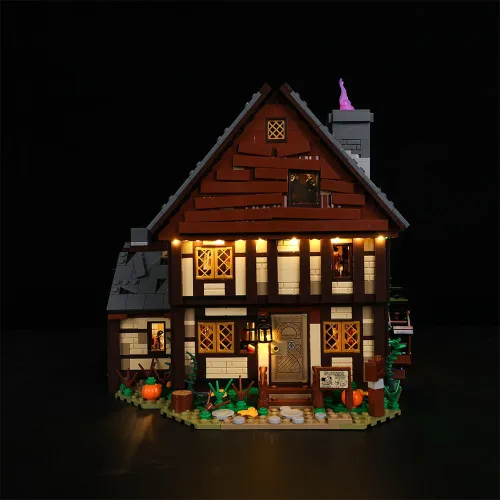 Vista 2 de Kyglaring Kit de luces LED compatible con el juego de modelos Lego 21341, accesorios de iluminación compatibles con Disney Hocus Pocus: The