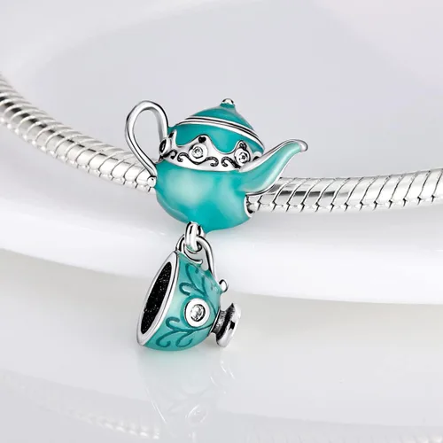 Vista 3 de MULA - Dijes para colocar en pulseras y collares en varios motivos de aviones viajes flores hermanas mariposas delfines tortugas regalo de joyería