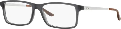 Vista 2 de Ralph Lauren RL6128 - Marcos rectangulares para anteojos recetados para hombre lente grisdemostración 2087in Gris GreyDemo Lens
