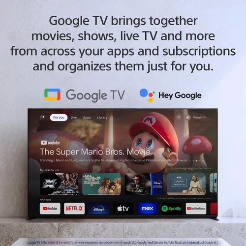 Vista 6 de Sony 55 pulgadas BRAVIA XR8B OLED 4K HDR Smart Google TV (K-55XR8B)