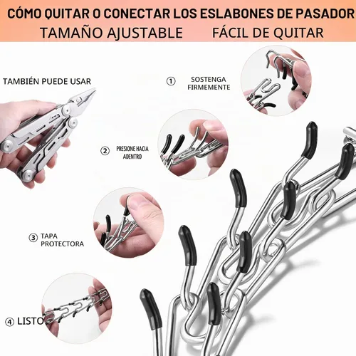 Vista 7 de DEYACE Collar de entrenamiento para perros de acero inoxidable, hebilla de liberación rápida, collar ajustable para perros pequeños, circunferencia