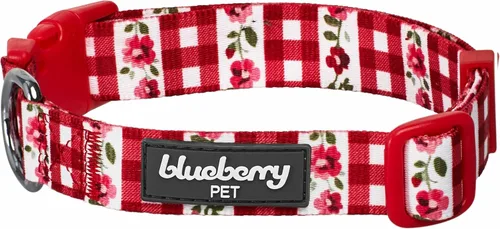 Vista 18 de Blueberry Pet 10+ Patrones Primavera Aroma Floral Collares, Collares Personalizados Turquesa