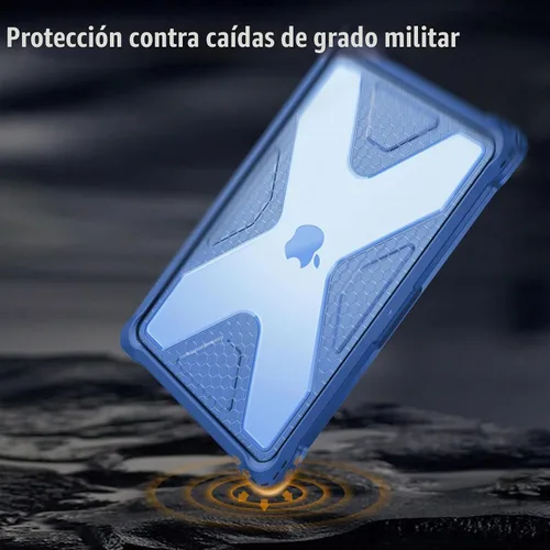 Vista 4 de Fintie Funda resistente para MacBook Air de 15 pulgadas, color azul