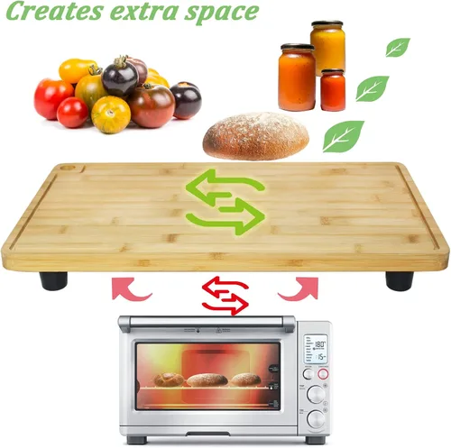 Vista 5 de Tabla de cortar de bambú apta para horno tostador Breville 860 BSS/845BSS/BOV800XL