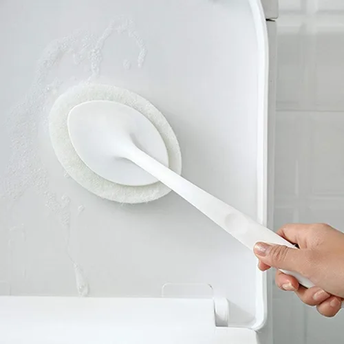 Vista 7 de Cepillo de inodoro multifuncional, cepillo de inodoro de mango largo, cepillo de inodoro de color sólido de doble propósito para cocina y baño 1