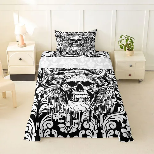 Vista 67 de Erosebridal Juego de sábanas con diseño de gato tamaño individual, sábana encimera Kawaii Garfield para niños y niñas, sábanas con huellas de patas