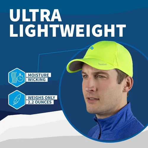 Vista 4 de TrailHeads Sombrero de correr para hombre con protección UV Sombreros deportivos de secado rápido para hombre Sombreros UPF 50 Sombreros
