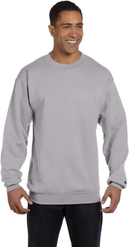 Vista 26 de Champion - Sudadera con cuello redondo para hombre, tejido invertido, sudadera de forro polar pesado para hombre Negro