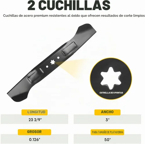 Vista 5 de Kit de reconstrucción de cubierta de 46 pulgadas para Cub Cadet LTX1045 LTX1046 LTX1046VT, 2 husillos 618-04865 918-04865, 2 poleas 753-08171, 2