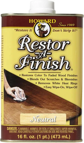 Vista 12 de HOWARD RF6016 Restor-A-Finish, 16 oz, nogal oscuro