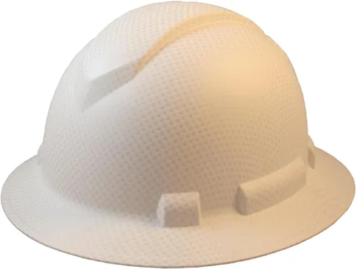 Vista 22 de Texas America Safety Company Casco duro RIDGELINE de ala completa con ajuste de perilla de 6 puntos y bolsa