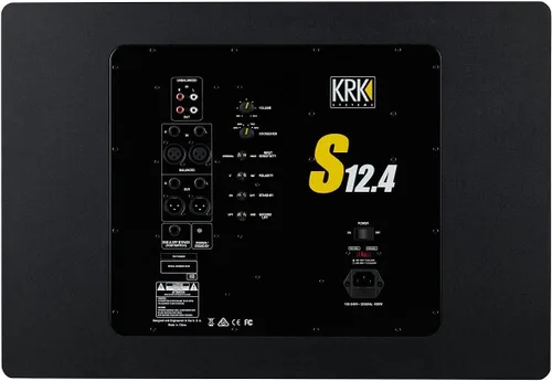 Vista 3 de KRK S12.4 S12 Generación 4 Subwoofer de Estudio Amplificado de 12" 220 Vatios