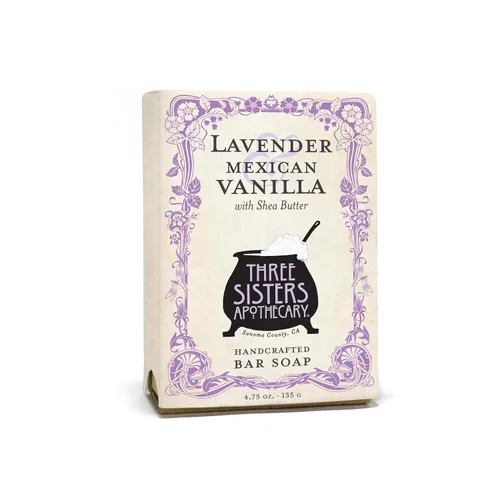 Vista 10 de Three Sisters Apothecary 4.75 oz. Jabón en barra artesanal (Naranja dulce y coco)