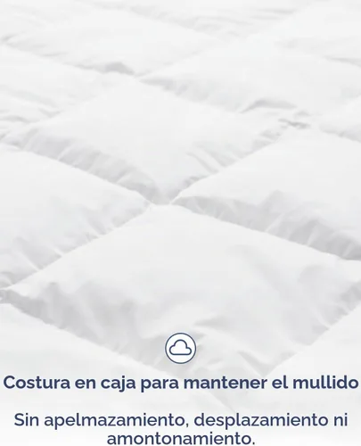 Vista 7 de Comforter Twin Size - Down Alternative Duvet Insert - White, 68" x 88" 01-Blanco