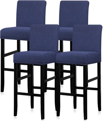 Vista 50 de Lellen - Fundas para taburete de bar de jacquard, fundas para silla de taburete de bar, fundas para silla de bar, fundas para taburete de bar