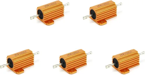 Vista 10 de Resistencia bobinada 10W 100 Ohm 5% Resistencias de carcasa de aluminio - 5pcs