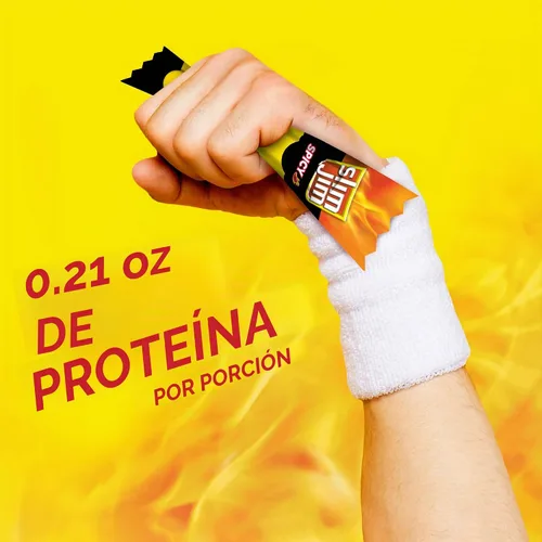 Vista 5 de Slim Jim - Palitos de carne seca ahumada, sabor picante, 0.28 onzas, 14
