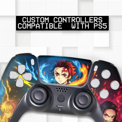 Vista 263 de Battman Custom PS-5 Controller Wireless compatible with Play-Station 5 Console by BCB Controllers Proudly Customized in USA with Permanent