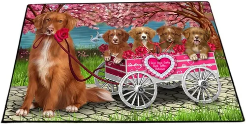 Vista 15 de Doggie of the Day Nova Scotia Duck Tolling Retriever Dogs Floor Mat - 4th of July Independence Day - Best Dog Doormat - Protector Decor - Unique