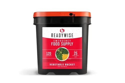 Vista 10 de ReadyWise Prepper Pack Cubo – 52 porciones de suministro de alimentos de emergencia, kit de supervivencia, comidas con proteínas, alimentos