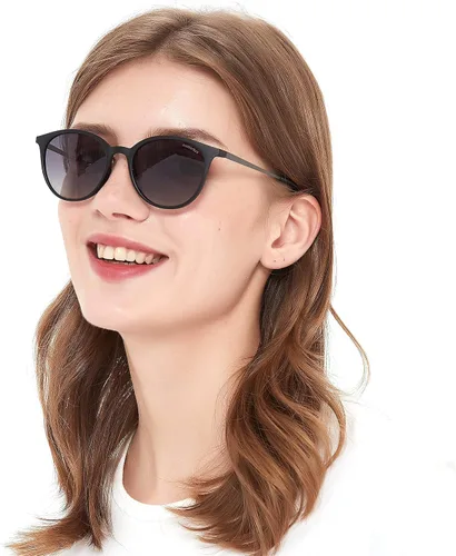 Vista 8 de Eyedventure - Gafas de sol redondas para mujer, estilo retro con ojos de gato, protección polarizada UV400, Rx