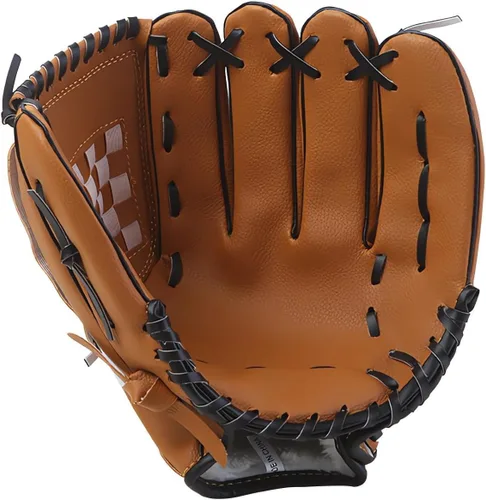 Vista 10 de Guante de béisbol, guante de béisbol y sóftbol, diseño ergonómico, guante cómodo y duradero para niños, jóvenes, adultos, entrenamiento