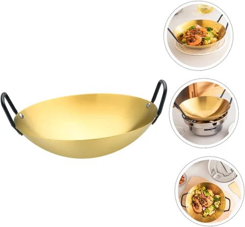 Vista 5 de Housoutil Sartén gruesa de acero inoxidable para utensilios de cocina