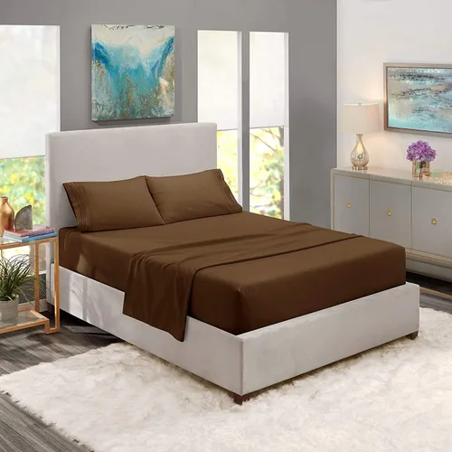 Vista 13 de Juego de sábanas divididas de 5 piezas, juego de sábanas de tamaño King dividido para cama ajustable, 100% algodón, 800 hilos, bolsillo profundo